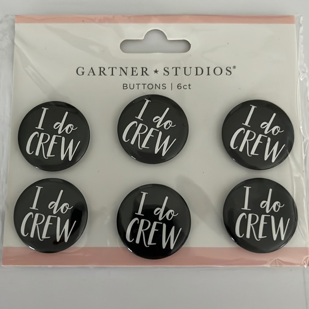 I Do Crew Buttons